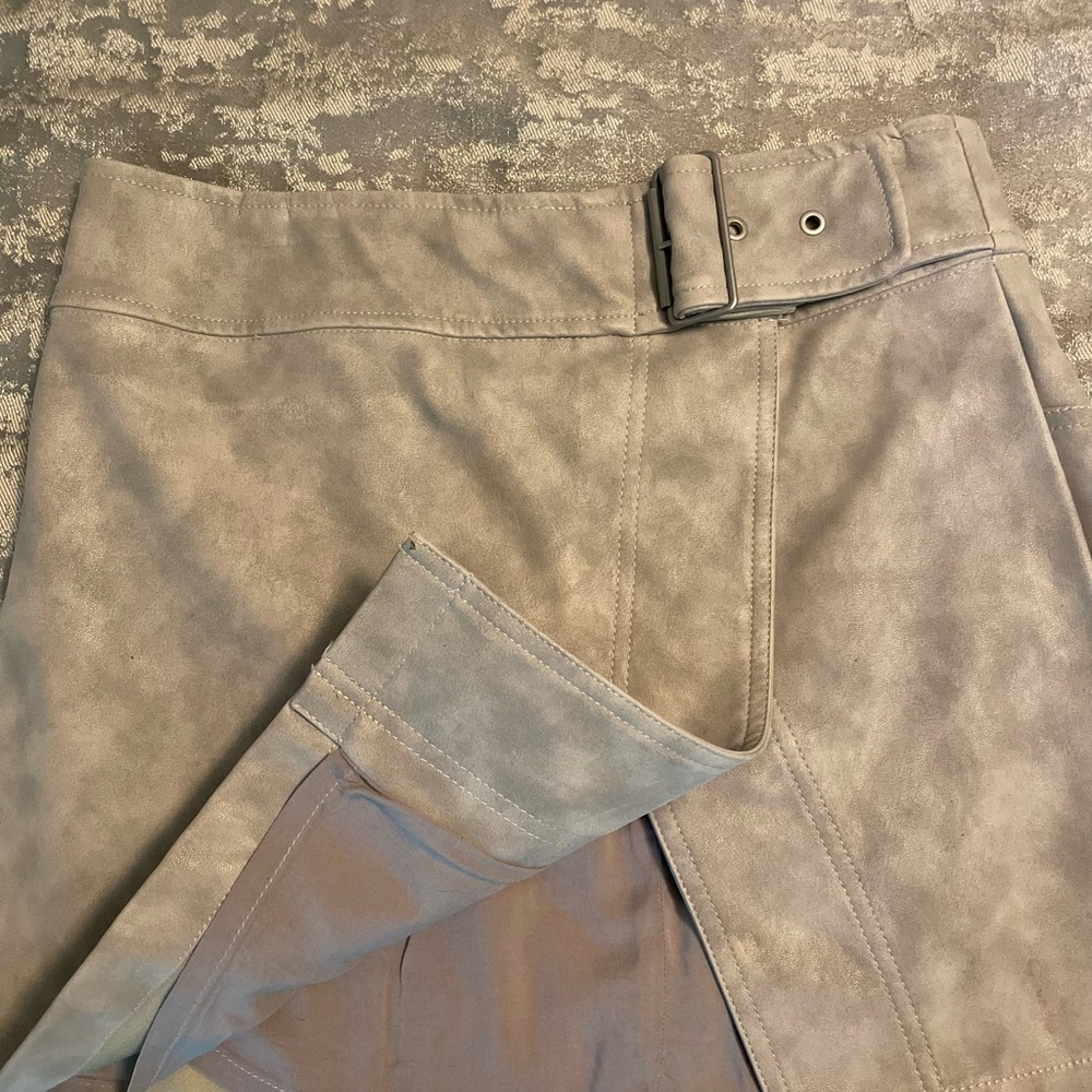 Suede Free People Mini Skirt Sz 2